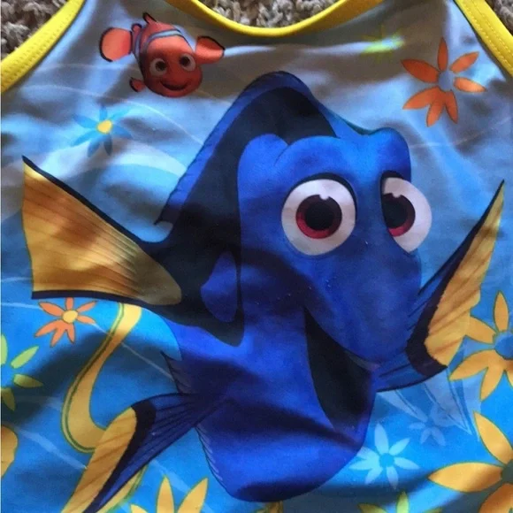 Disney Finding Dory Blue and Yellow One Piece Girls
Swimming Suit - Picture 3 of 5